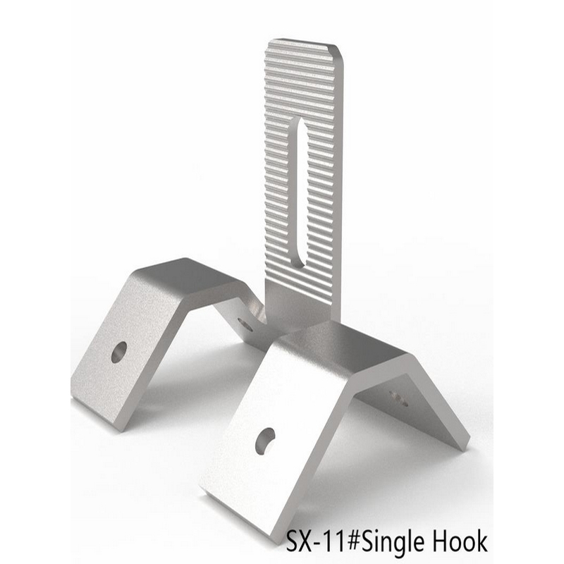China supplier standing seam roof clamp and solar panel fixing for steel solar bracket